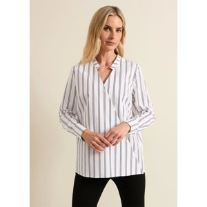 Phase Eight Ashlyn Asymmetric Striped Shirt